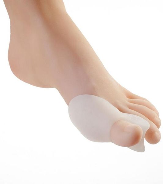 2pcspair Silicone Big Toe Corrector Bunion Ortics Massage Foot Care Separator Orthopedic Suministics Hallux Valgus8405411