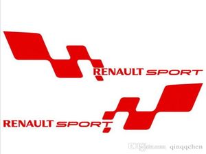 2 stkspaar Waterdichte quotRenault Sport quotCar Sticker 299 cm Voor Renault ESPACE KOLEOS KADJAR CAPTUR FLUENCE MEGANE RSall C5066013