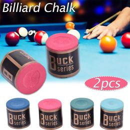 2PCSset Cylindric Billard Calks Pool Cue Stick Calk Frothbing Powder Snooker Table billard Fourniture Antiskid Dispositif 240408