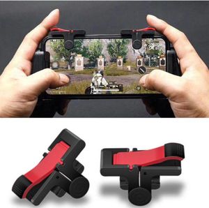 2pcsset PUBG Moible Controller Gamepad Fire L1 R1 Trigger PUGB Mobiele Game Pad Grip L1R1 Joystick voor iPhone Android Phone1039785