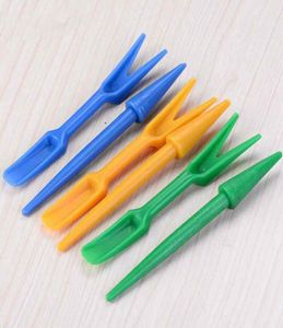 2PCSSet zaailing transplantatieapparaat Plant Plant Sabling Puller Succulenten Pot Hole Puncher Moving Tools Diy Zakka Fairy Garden Bonsai7976386