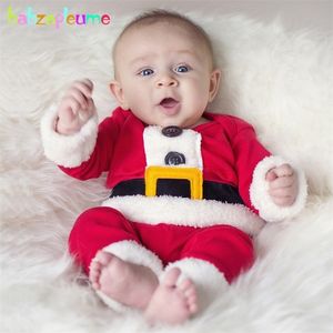 2 stuk / 3-24 Months / Christmas Baby Meisjes Jongens Kleding Sets 1e Verjaardag Outfit Lange Mouw T-shirt + Broek Pasgeboren Kleding BC1547 LJ201023