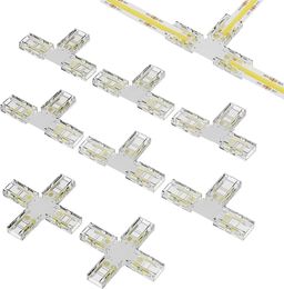 2-pins 8 mm 10 mm COB LED-striplichtconnectoren Connectoren voor enkele kleur LED-verlichting