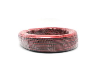 Câble rouge noir à 2 broches, câble isolé en PVC pour bande led couleur unique 5050 3528 5630 3014 2835, 600mlot de fil rouge et noir 6482242