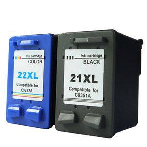 2PK para HP21 22XL cartucho de tinta 21XL 22XL 21 XL 22 XLFOR HP Deskjet3910 3930v D1311 D1320 D1455 D2368 F310 F370