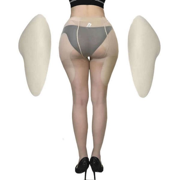 Coussinets de hanche rembourrés en éponge pour femmes, 2 pièces, rehausseur de cul rembourré, faux fesses transgenres
