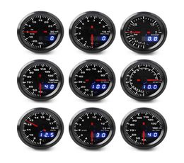 2quot 52 mm 7 kleuren LED Dual Display Boost Water Olie temp Oliedruk Voltmeter Luchtbrandstofverhouding EGT Toerenteller Autometer Car5330739