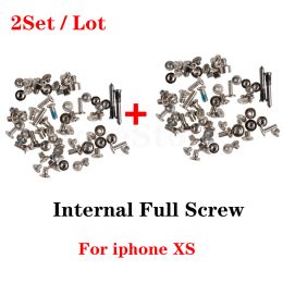 2set volle schroefset voor iPhone X XS XR 11 12 Pro Max Mini 6 6s 7 8 Plus mobiele accessoires Inner Complete schroeven Reparatieonderdelen