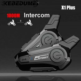 2 sets/1 set Motorhelm Intercom BT V5.0 Motorfiets Draadloze Headset Interphone Luidspreker Handsfree Bluetooth walkie helm talkie Q230830