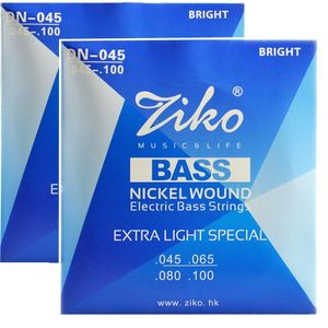 2 ensembles/lot ZIKO DN-045 cordes de guitare basse électrique instruments de musique accessoires pièces de guitare