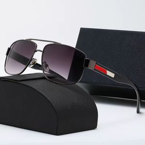 Nuevo lujo de calidad superior gafas de sol clásicas piloto marca de diseñador moda para hombre para mujer gafas de sol gafas lentes de vidrio de metal con caja