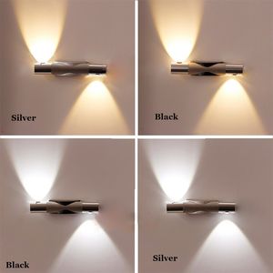 2W 6W LED-wandlamp Indoor Blaker Lamp Spot Nightlight Armatuur Corridor Home Slaapkamer Mirror Light 1pc