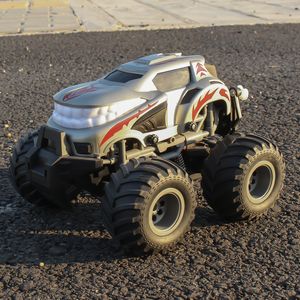 2WD spray 2.4g RC CAR 360 ﾰ Juguete de baile de giro con truco LED Light Off-Road Vehicle Drift Monster Truck para niños Juguetes