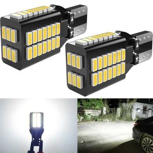 2WW T LED T Bulb Canbus Fout Free Backup Reverse LED LED LED BLIMBS Autolichten Remlamp Stop Licht Xenon Wit DCV