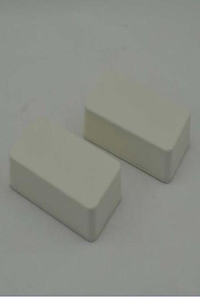 2X 1590B Estilo Hammond Aluminio Stomp Box Caja de pedales de efectos White3790415