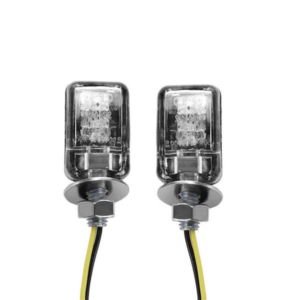 2X 6 LED Moto Clignotants Voyant Moteur Mini Turnning Marqueur Lampe Universel Rue Moto Clignotant 12 V 2 Pcs2585