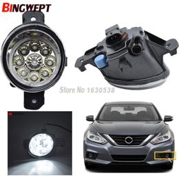 2x Angel Eyes Auto Styling 55W LED HALOGEN FOG Lichtlichten DRL Refit voor Nissan Qashqai Altima Micra Sunny Versa XTrail Dulias27229999