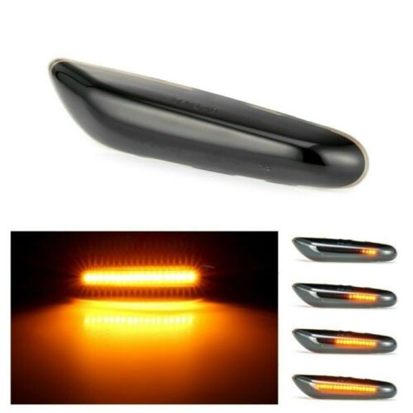 2 pièces voiture dynamique LED feux de signalisation marqueur latéral fumé tour pour E90 E91 E92 X1 X3t sans erreur