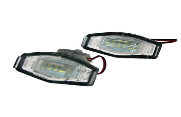 2x Error 18 luz Led de matrícula trasera de estilo de coche blanco para Honda Civic Accord Odyssey Acura TSX MDX Auto Lamp5249450