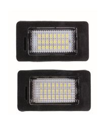 Lumière de plaque d'immatriculation LED SMD 3258, 2 erreurs 24, éclairage de plaque d'immatriculation adapté pour E82 E88 E90 E92 E39 E60 M5 E70 X5 E71 E72 X6 2007208565664