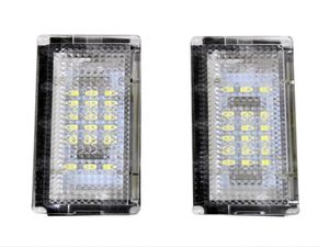 2x Erreur LED LEMES PLAQUES DES PLAQUES 18 SMD3528 6000K Plaque d'immatriculation Ajustement pour E46 4D 4DOORS 323I 325I 328I 19992003 5d 19982704605