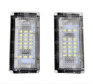 2 feux de plaque d'immatriculation LED d'erreur 18 SMD3528 6000K, éclairage de plaque d'immatriculation adapté pour E46 4D 4 portes 323i 325i 328i 19992003 5D 19989330880