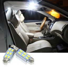 2x pas d'erreur Numéro de voiture Plaque d'immatriculation Lumière 36 mm Bulbe LED pour Audi A2 A3 8L 8P A4 B5 B6 A6 4B 4F A8 D2 TT Q3 Q5 Q7 C5 C6 C7 S2 S4