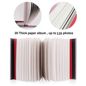 2x Photo Album Scrapbook Linen DIY Mémoire Pages épaisses Pages avec film de protection Économiser des images en permanence, meilleur choix de cadeau