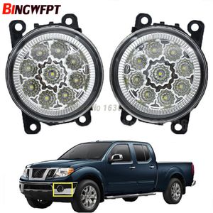 2x luz antiniebla LED superbrillante con luz blanca de ojo de Ángel para Nissan Xterra 2005-2015 para Nissan Frontier 2005-2015