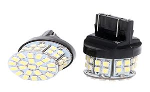 2x T20 7443 LED LED VOINE FUR SORT DE FREIN ARRÊT ARRÊT ARRIÈRE 50SMD AUTO TOURN Signal lampe W215W Backup Reserve Lights Universal1780963