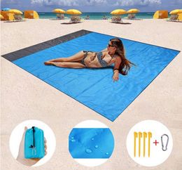 Tapis pliant Portable résistant à l'humidité, 2x1.4m, coussin de siège, parc de Camping en plein air, couverture de pique-nique, tapis de plage pliable sans sable