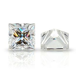 princesa Cut Moissanite Stone del color blanco D de 2x2~10x10m m VVS1 con certificado GRA