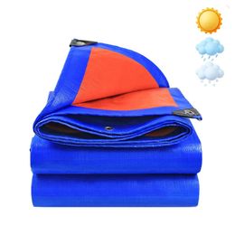 2x2m 2x3m waterdichte blauw oranje plastic PE tent tarp UV Beschermende tarp luifels zomer achtertuin tuinen regenhoes 240419