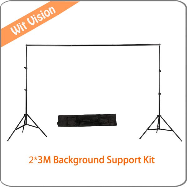 Freeshipping 2x3m Kit de support pour barre transversale pour toile de fond ajustable