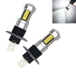 2XLed extrêmement lumineux décodage antibrouillard avant Led H1 H3 4014 30smd voiture haute puissance ampoule antibrouillard ampoule 12v feu de stationnement arrière 9818144