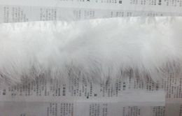 2yard/lote altura 8 cm Soft Marabou Feather Trim Feather Fringe Fringe Black/White Color disponible, Decoración de plumas