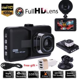 3 0 Vehículo 1080P Tablero DVR para automóvil 32GB Cámara DVR Grabadora de video Tarjeta de memoria Cámara de tablero Sensor G GPS 297G