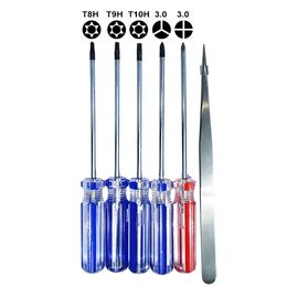 3.0Y Triwing PH0 Phillips T8 T9 T10 avec trou Torx tournevis ensemble d'outils pour PS3 PS4 XBOX outil de réparation 220 ensembles/lot