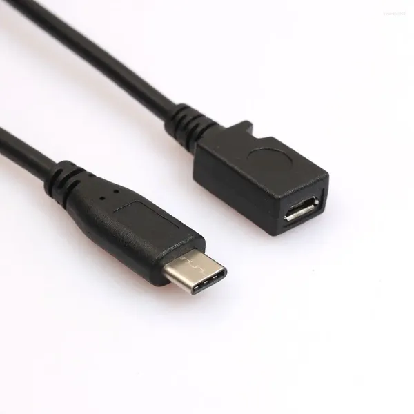 Cable corto tipo C macho a micro USB hembra 3.1