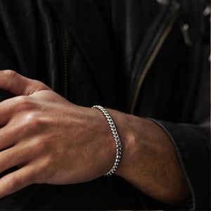 3-11 mm dikke Miami Cubaanse kettingarmband voor mannen roestvrij staal goud link polsband klassieker punk zware mannelijke sieraden