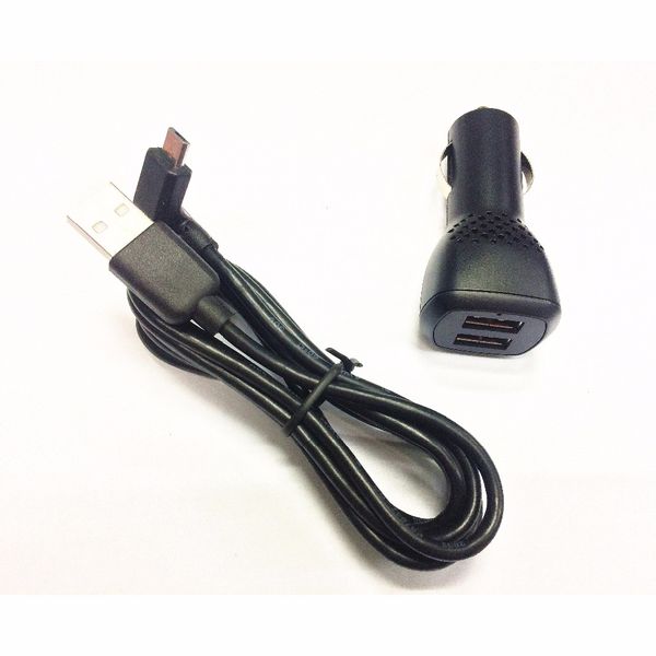 Cargador de coche USB DUAL 3.1A y Cable Micro USB para TOMTOM GO 40 50 51 60 61 500 600 5000 5100 6000 6100 VIA 1405 1435 1505 1605 GPS