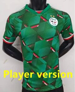 3 24 25 Algérie Maillots de football pour hommes FEGHOULI SLIMANI MAHREZ DELORT BENNACER ATAL 2023 2024 2025 Chemises de football à domicile Uniformes Version du joueur d'entraînement pré-match