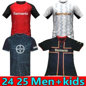 24 25 Bayer 04 Leverkusen Soccer Jerseys 2024 25 Wirtz Boniface Hincapie Hofmann Tapsoba Schick Palacios Frimpong Grimaldo Paulo Schick Kits de chemise de football