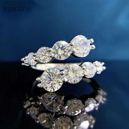 3.26CTTW Tous les anneaux Moisanite Gra femme Sparkling Diamond Wedding Band anniversaire de fiançailles