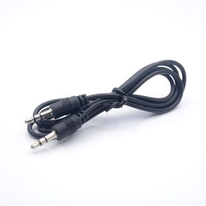 Câble audio stéréo 3,28 pieds 3,5 mm - M/M - Câble audio 3,5 mm mâle à mâle pour votre smartphone, tablette ou lecteur MP3 noir