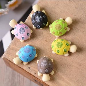 3*2cm dessin animé petite tortue crayon gomme amovible Mini gommes en caoutchouc mignon cadeau étudiant