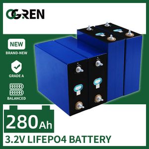 3.2V 1/4/8/16/32PCS 280AH LIFEPO4 SOLLE SOLAR DIY 12V 24V Lithium Iron Phosphate Battery Pack adapté à la voiturette de golf électrique RV