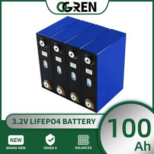 Batterie Lifepo4 3.2V 100Ah, 1/4/8/16/32 pièces, bricolage, 12V 24V, bateau, chariot de Golf, camping-car, chariot élévateur, maison, Lithium fer Phosphate, batterie Rechargeable