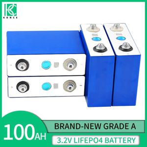 3.2V 100AH ​​LIFEPO4 Batterij Gloednieuwe lithiumijzerfosfaatcellen DIY 12V 24V 48V Oplaadbare batterij voor RV -busjes boten EV
