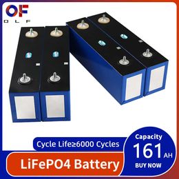 Batterie Rechargeable Lifepo4 3.2V 161AH, 4/8/16/32 pièces, cellules Lithium fer Phosphate 160AH pour bateau, chariot de Golf, chariot élévateur 12V 24V 48V